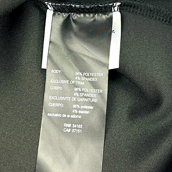 KARL LAGERFELD PARIS, LARGE BLACK JACKET WITH TWO POCKETS, 96% POLYESTER, LARGE - Picture 12 of 13